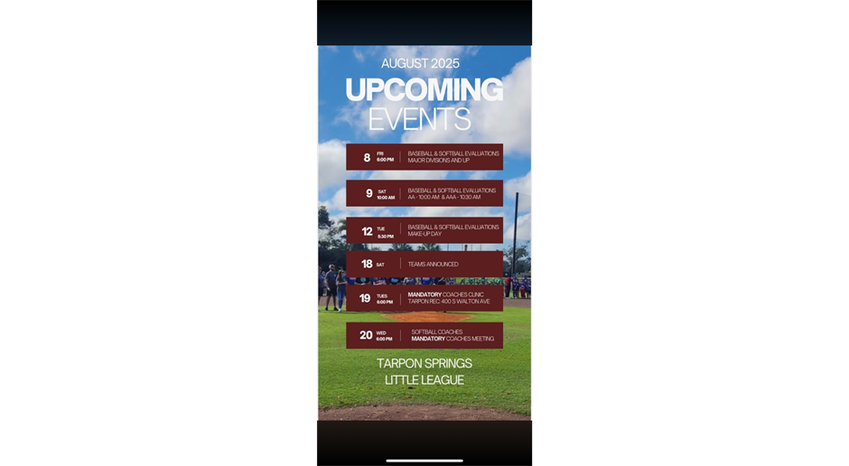Upcoming Events