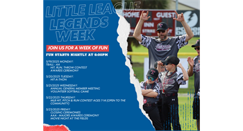 Little League Legends Week
